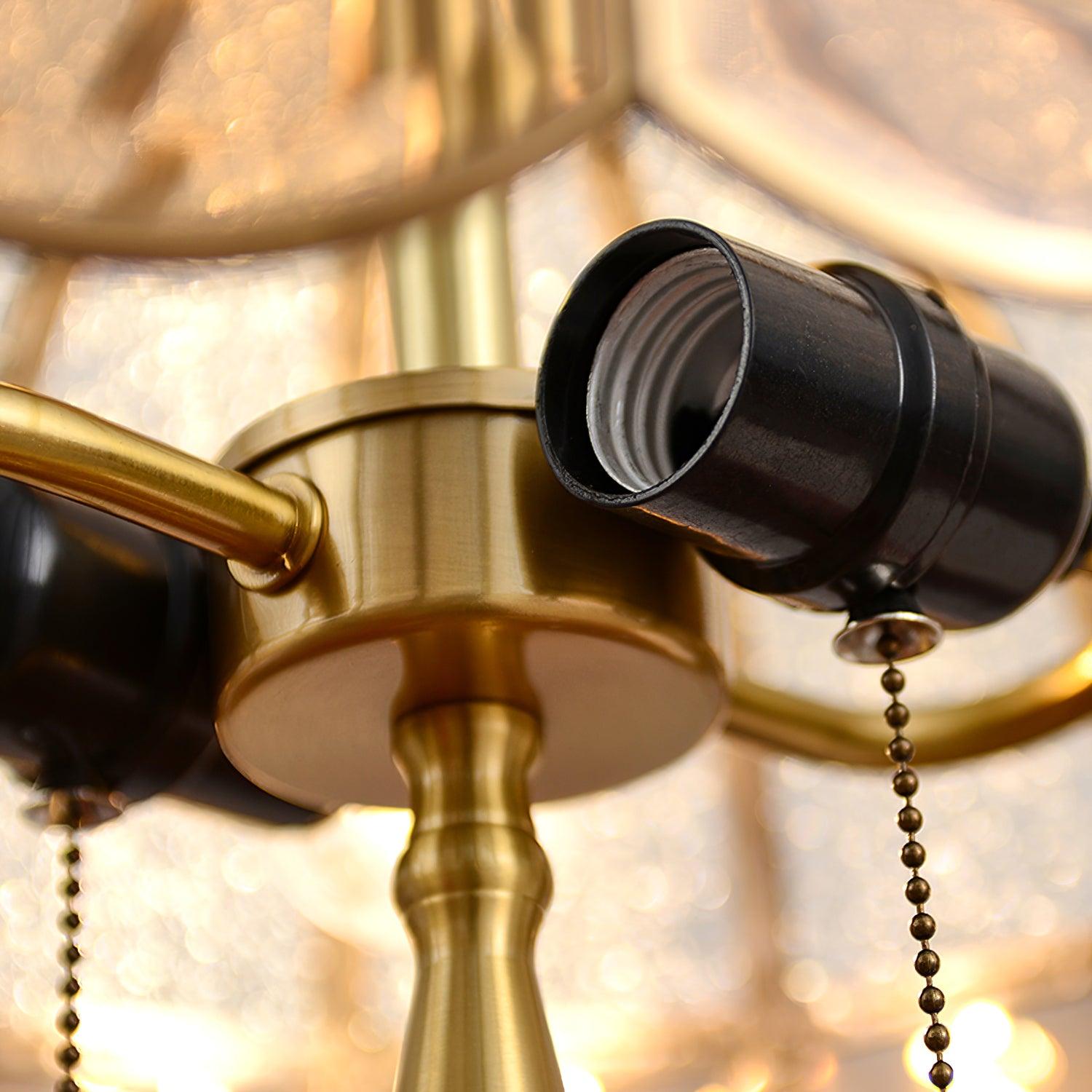 Brillix Brass & Glass Glam Table Lamp - Letslighting