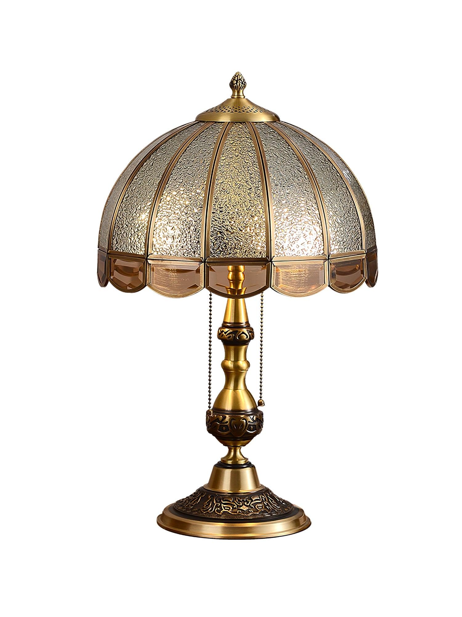 Brillix Brass & Glass Glam Table Lamp - Letslighting