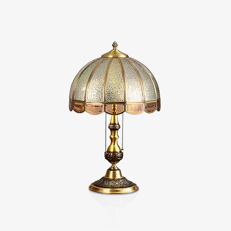 Brillix Brass & Glass Glam Table Lamp - Letslighting