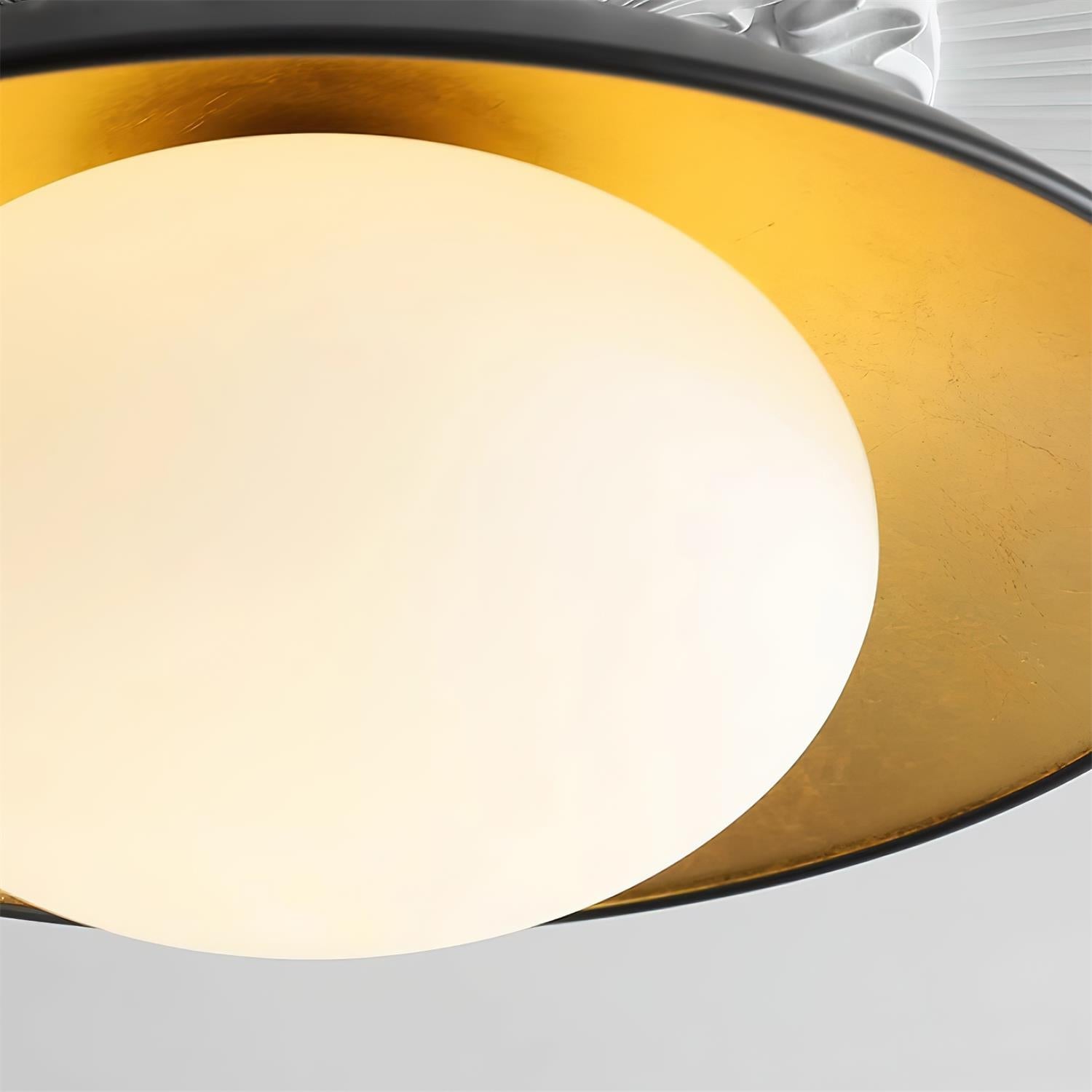Ceiling Light Canopy Glass Globe Modern Minimalist - Letslighting
