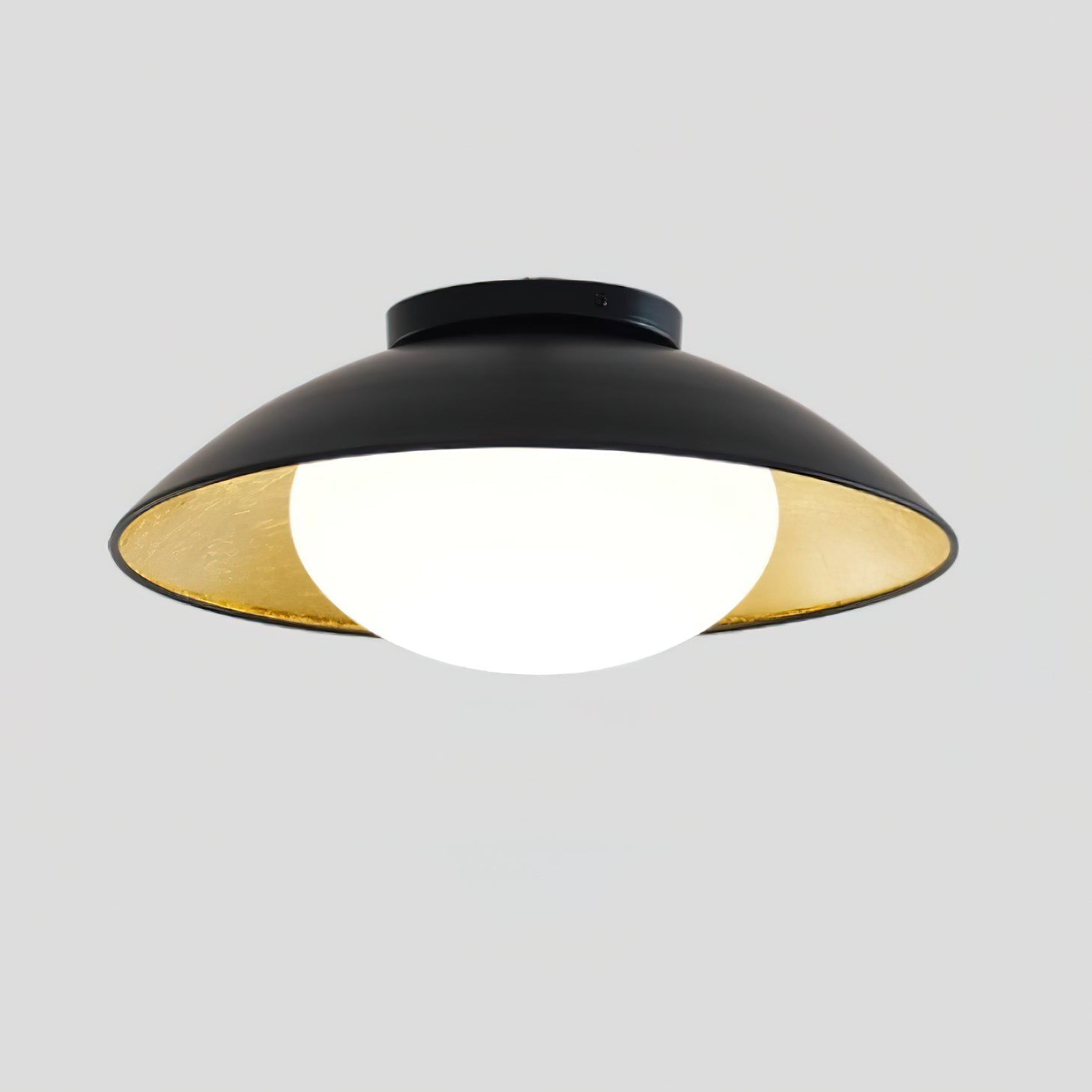 Ceiling Light Canopy Glass Globe Modern Minimalist - Letslighting