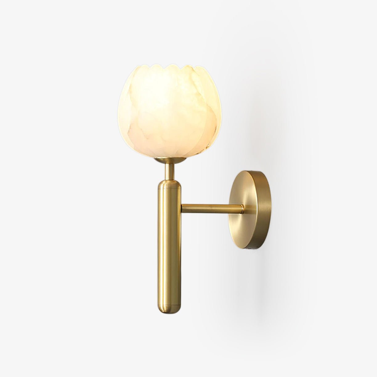 Valentina Alabaster Flowers Wall Lamp