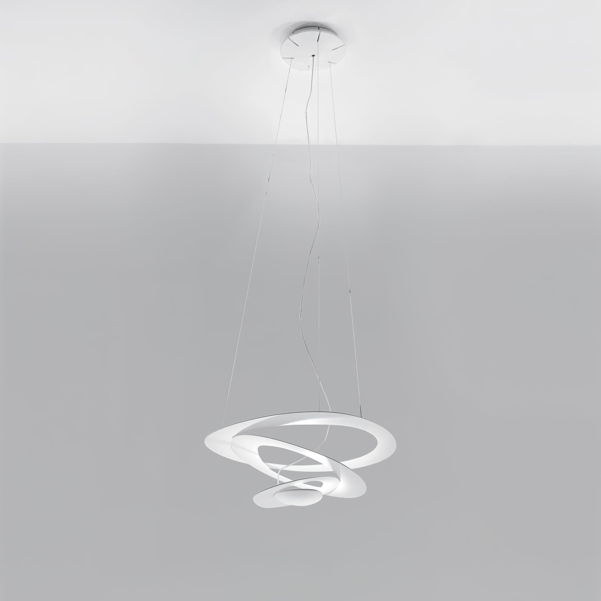 Micro LED Chandelier LED Swirl Rings - Letslighting