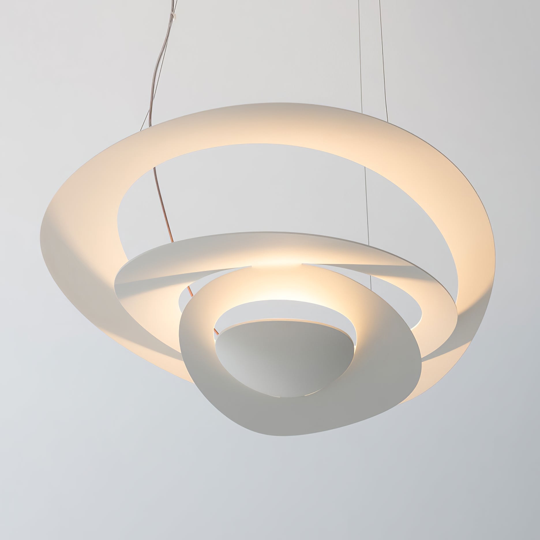 Micro LED Chandelier LED Swirl Rings - Letslighting