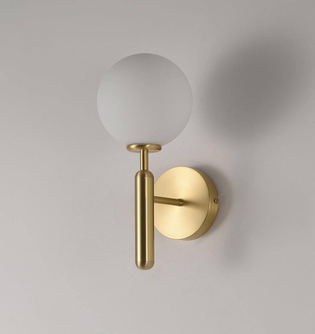 Ilirila Modern Minimalist Brass Glass Wall Light - Letslighting