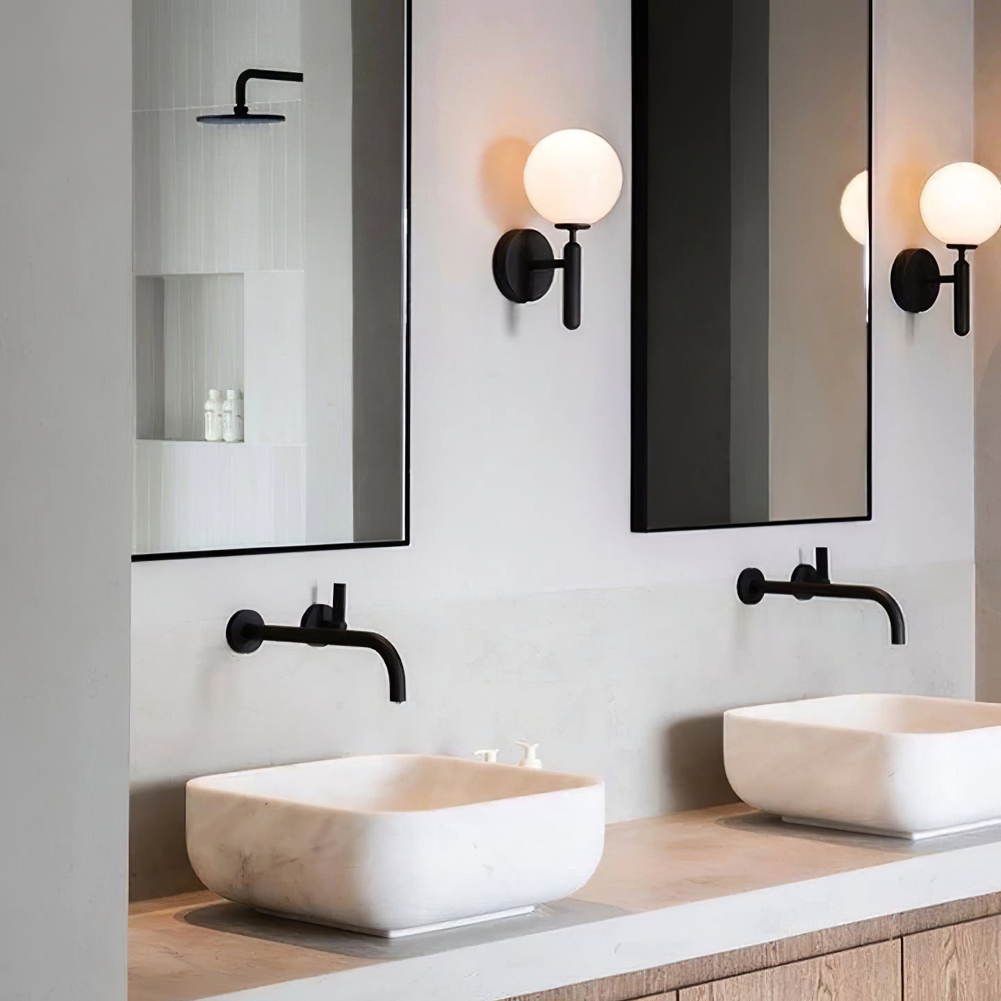 Ilirila Modern Minimalist Brass Glass Wall Light - Letslighting