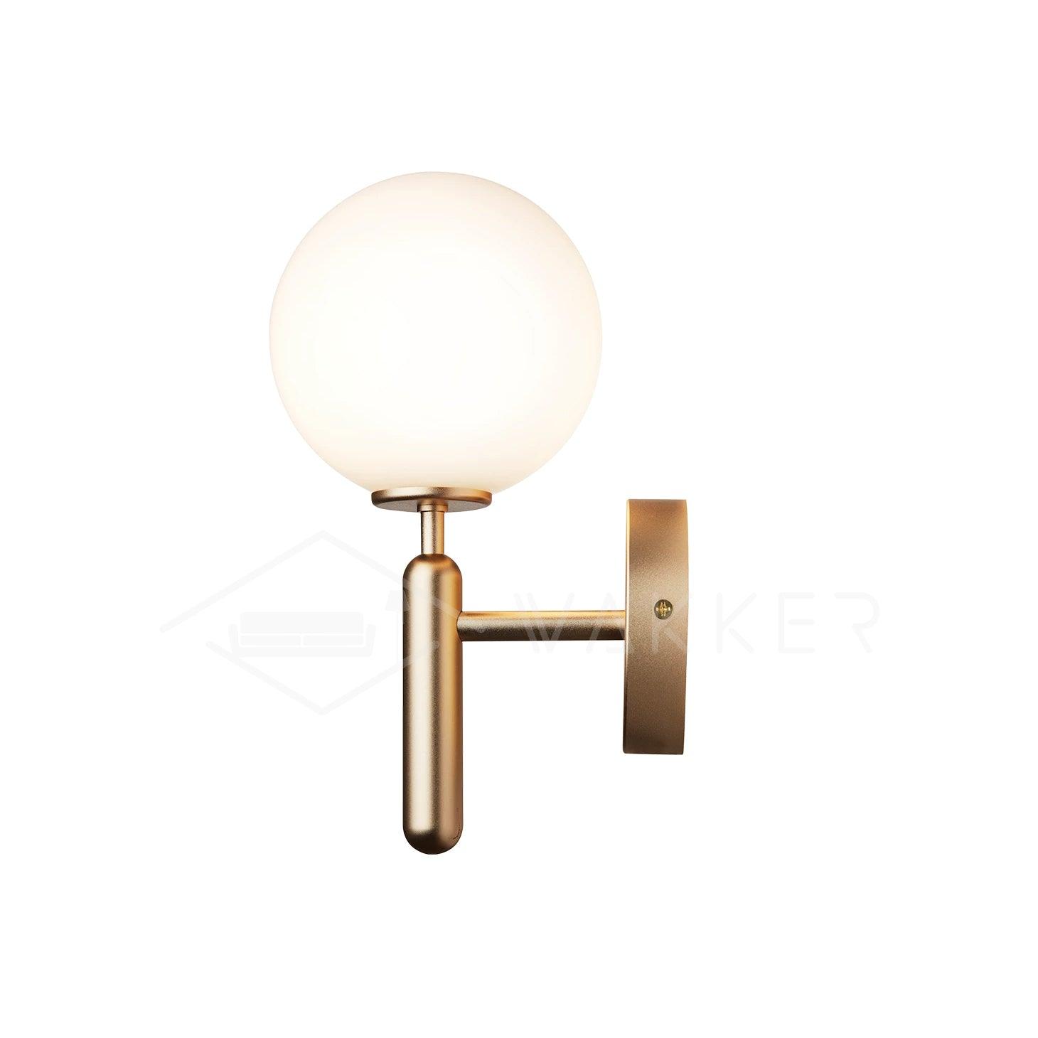 Ilirila Modern Minimalist Brass Glass Wall Light - Letslighting