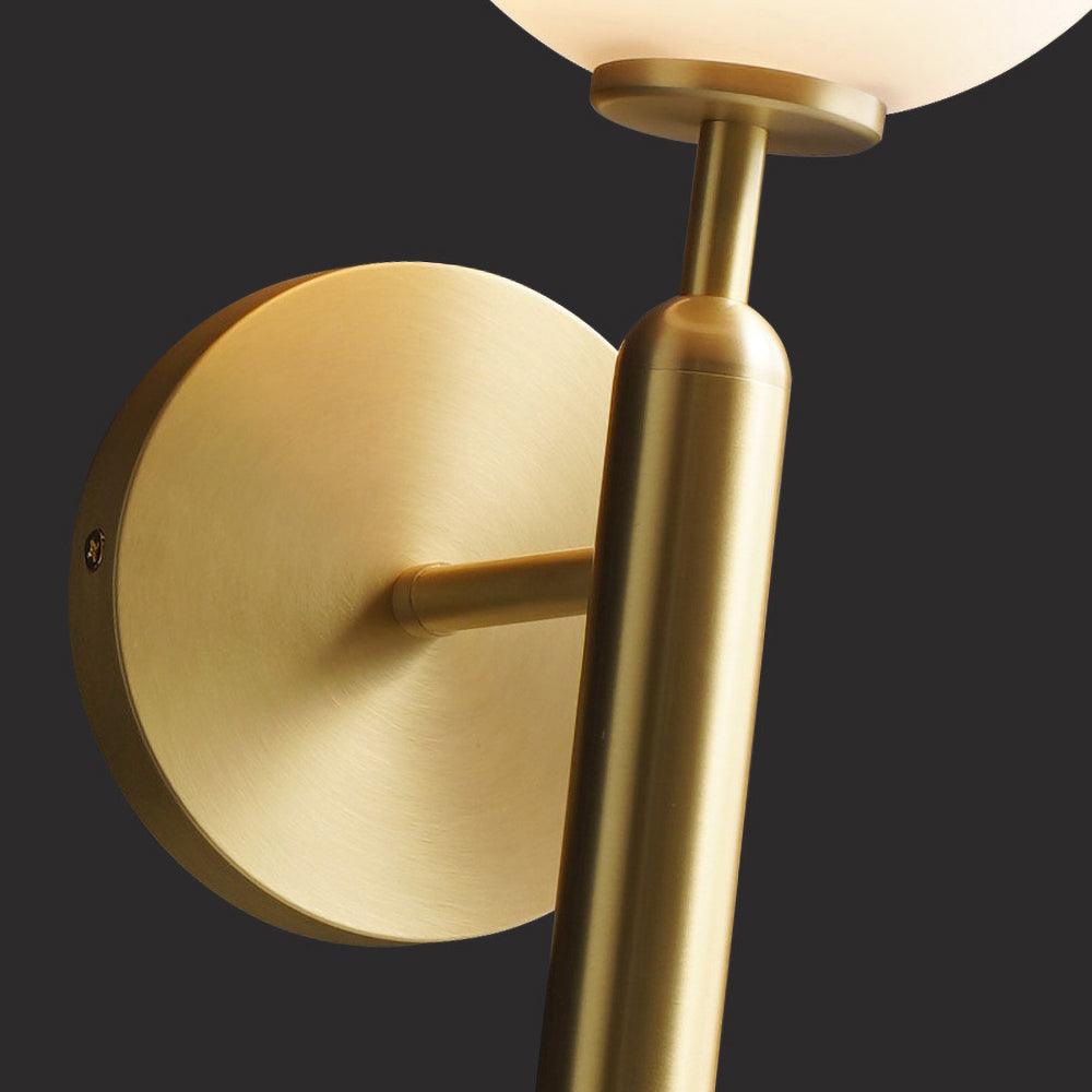 Ilirila Modern Minimalist Brass Glass Wall Light - Letslighting