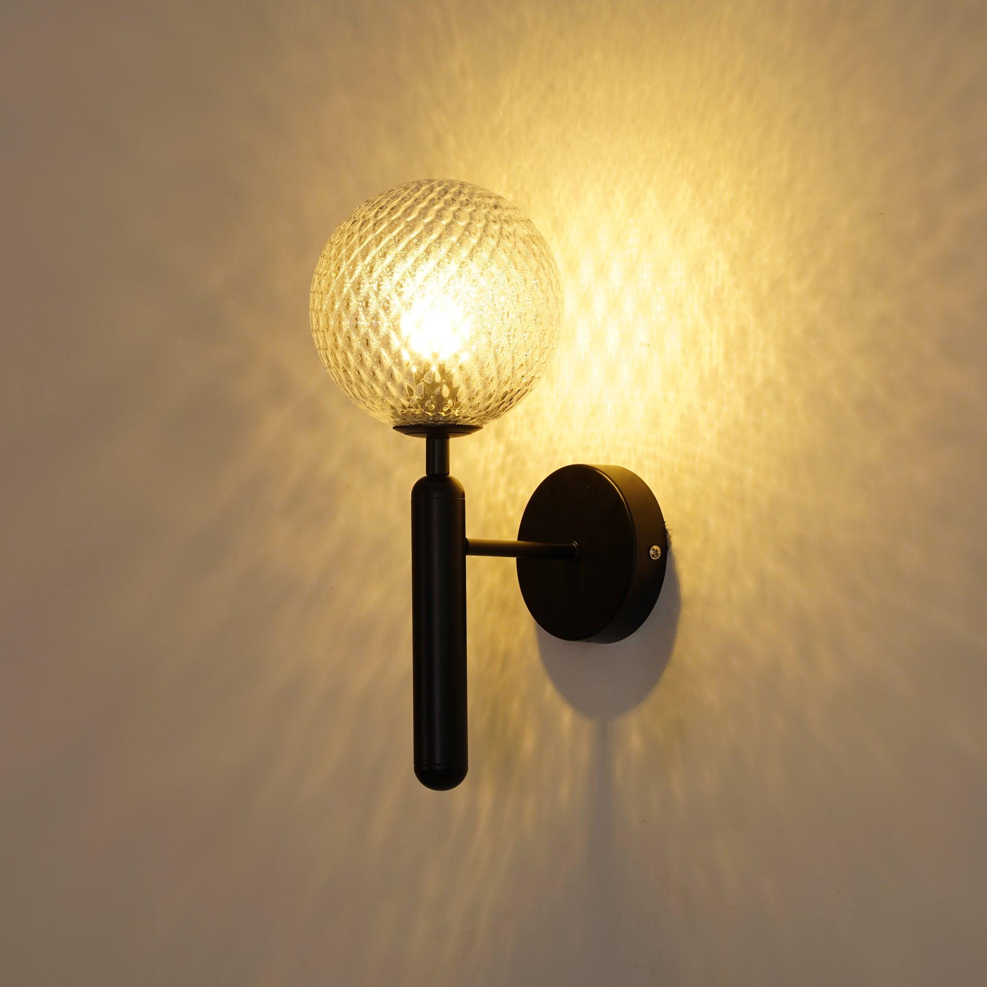 Ilirila Modern Minimalist Brass Glass Wall Light - Letslighting