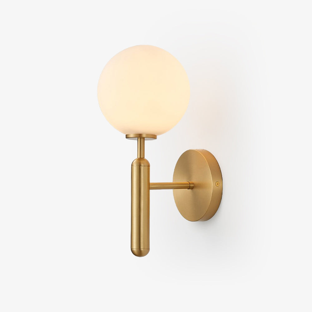 Ilirila Modern Minimalist Brass Glass Wall Light - Letslighting