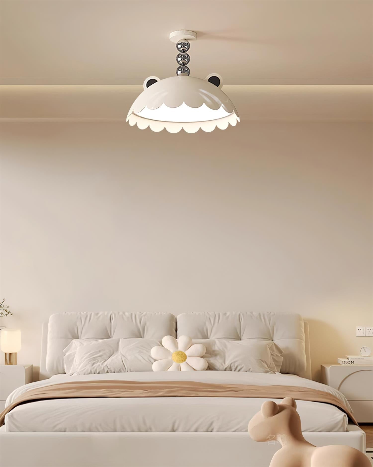 Miki Ceiling Light Cat Ears Shiny Orbs Playful - Letslighting