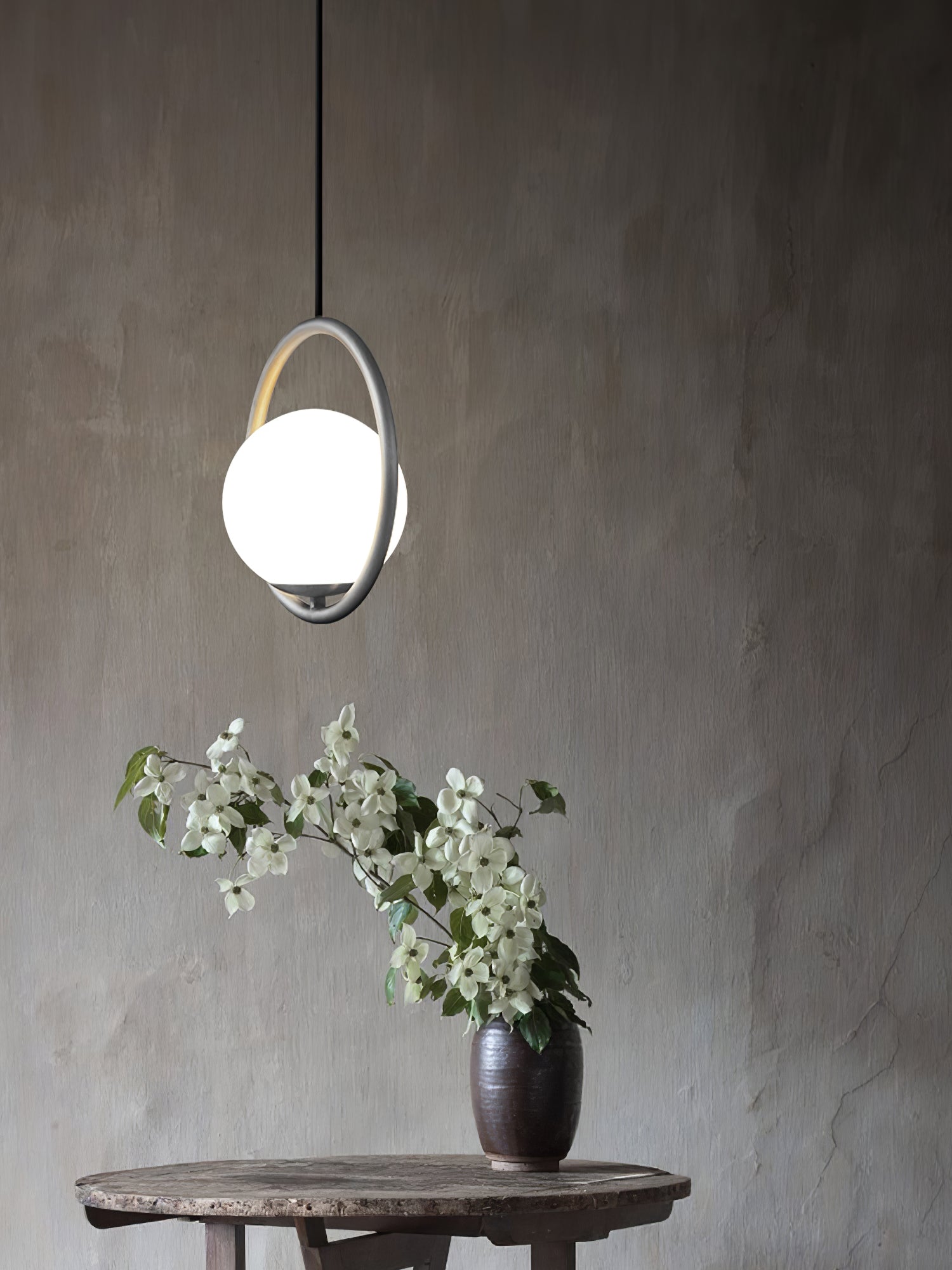 Lustra Pendant Lamp Brass Modern Ring - Letslighting