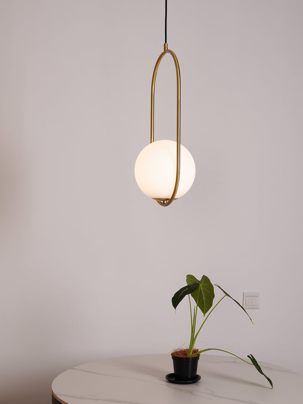Lustra Pendant Lamp Brass Modern Ring - Letslighting