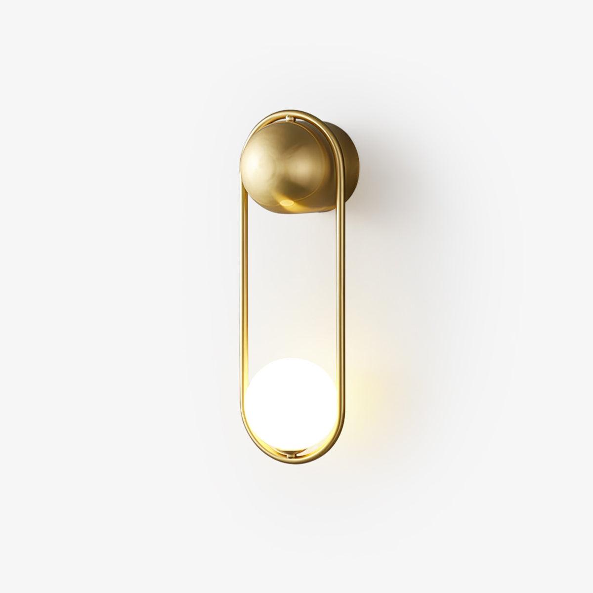 Radiain Brass Minimalist Wall Lamp - Letslighting