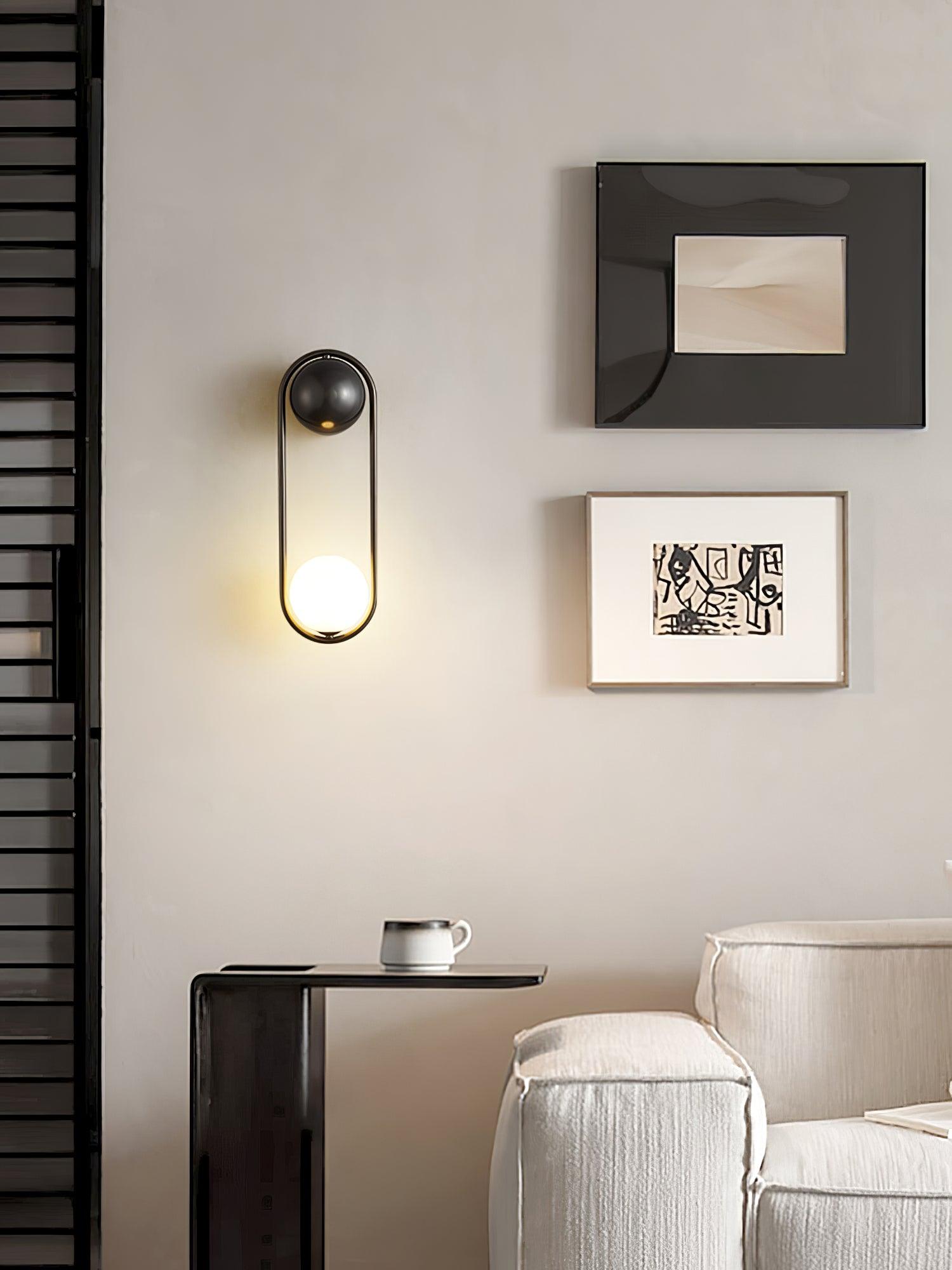 Radiain Brass Minimalist Wall Lamp - Letslighting
