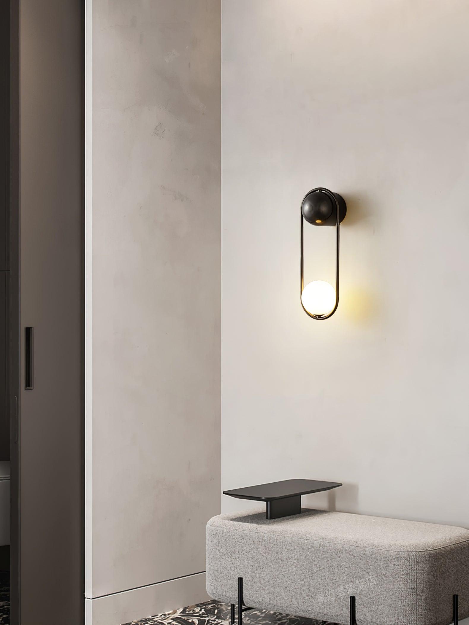 Radiain Brass Minimalist Wall Lamp - Letslighting