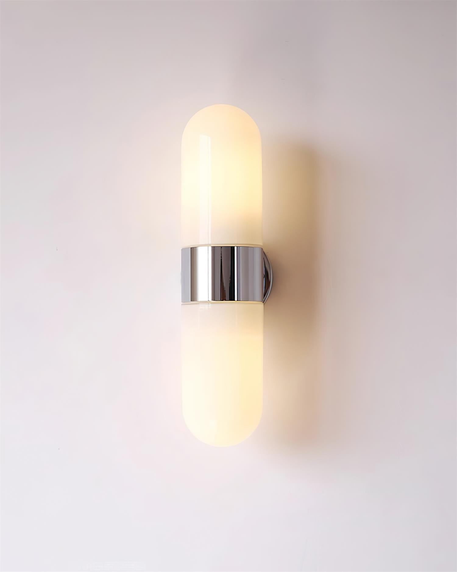 Wall Lamp Glass Modern Minimalist Vertical Sconce for Bedroom - Letslighting