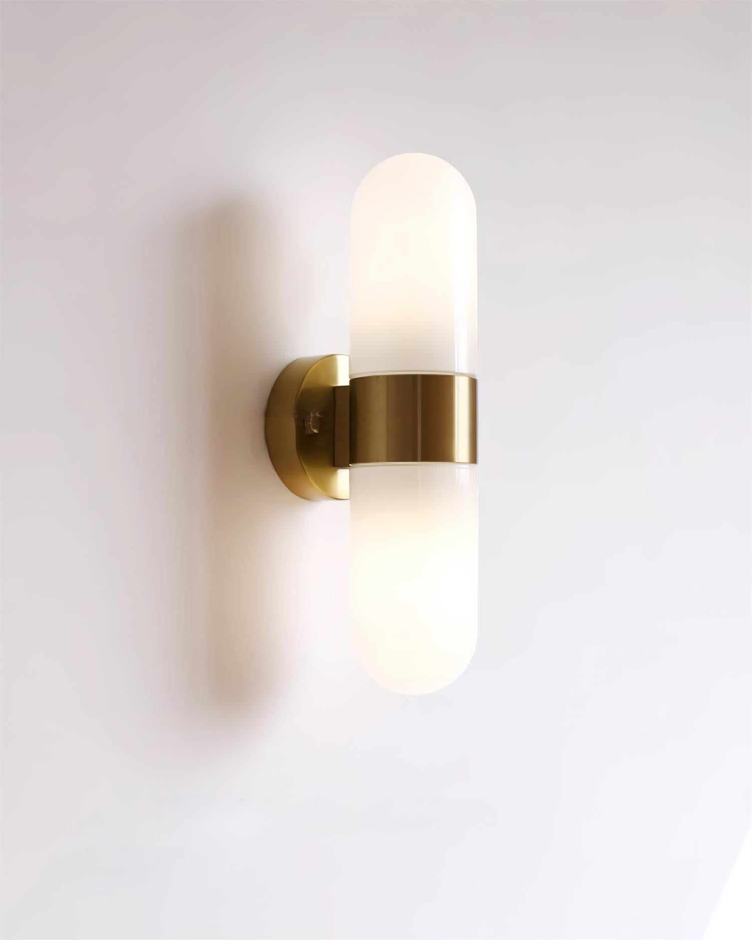 Wall Lamp Glass Modern Minimalist Vertical Sconce for Bedroom - Letslighting