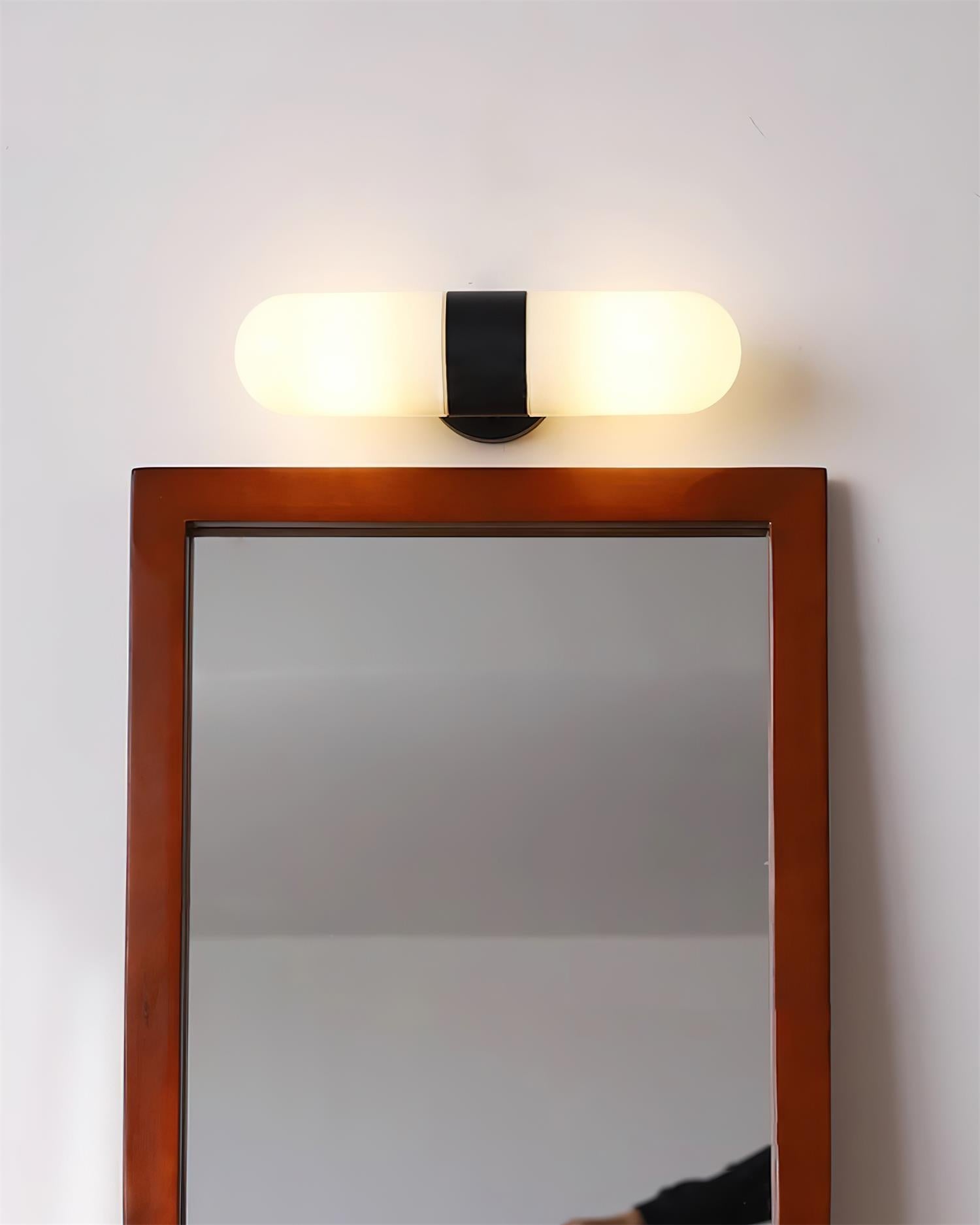 Wall Lamp Glass Modern Minimalist Vertical Sconce for Bedroom - Letslighting
