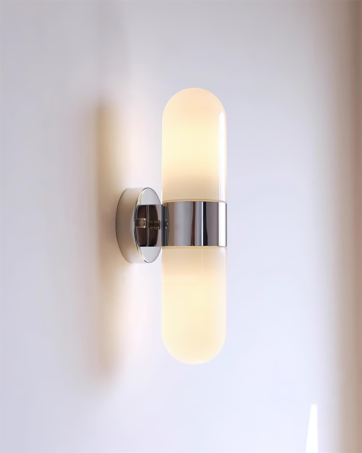 Wall Lamp Glass Modern Minimalist Vertical Sconce for Bedroom - Letslighting