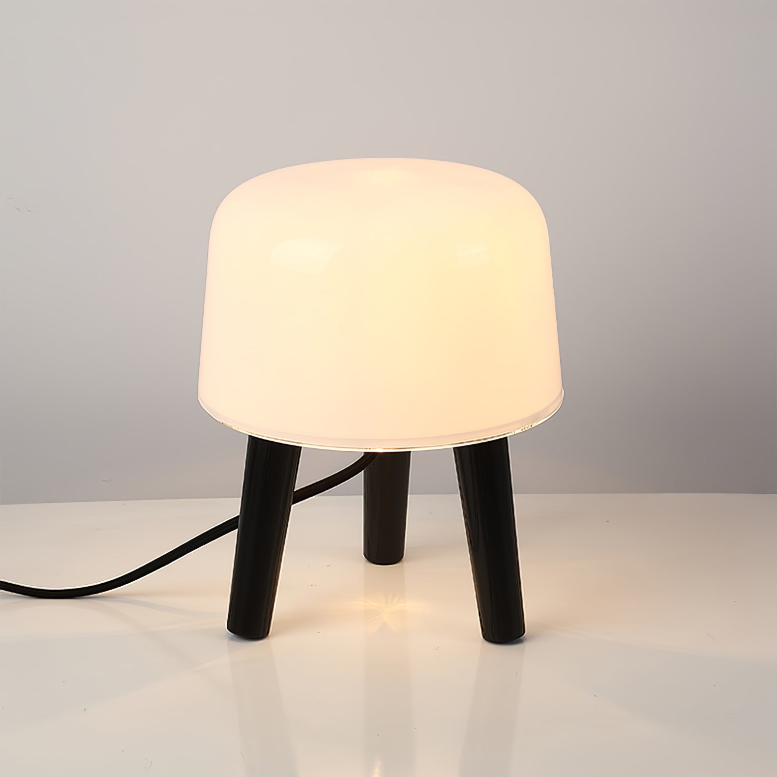 GlowPod Wood Milk Table Lamp - Letslighting