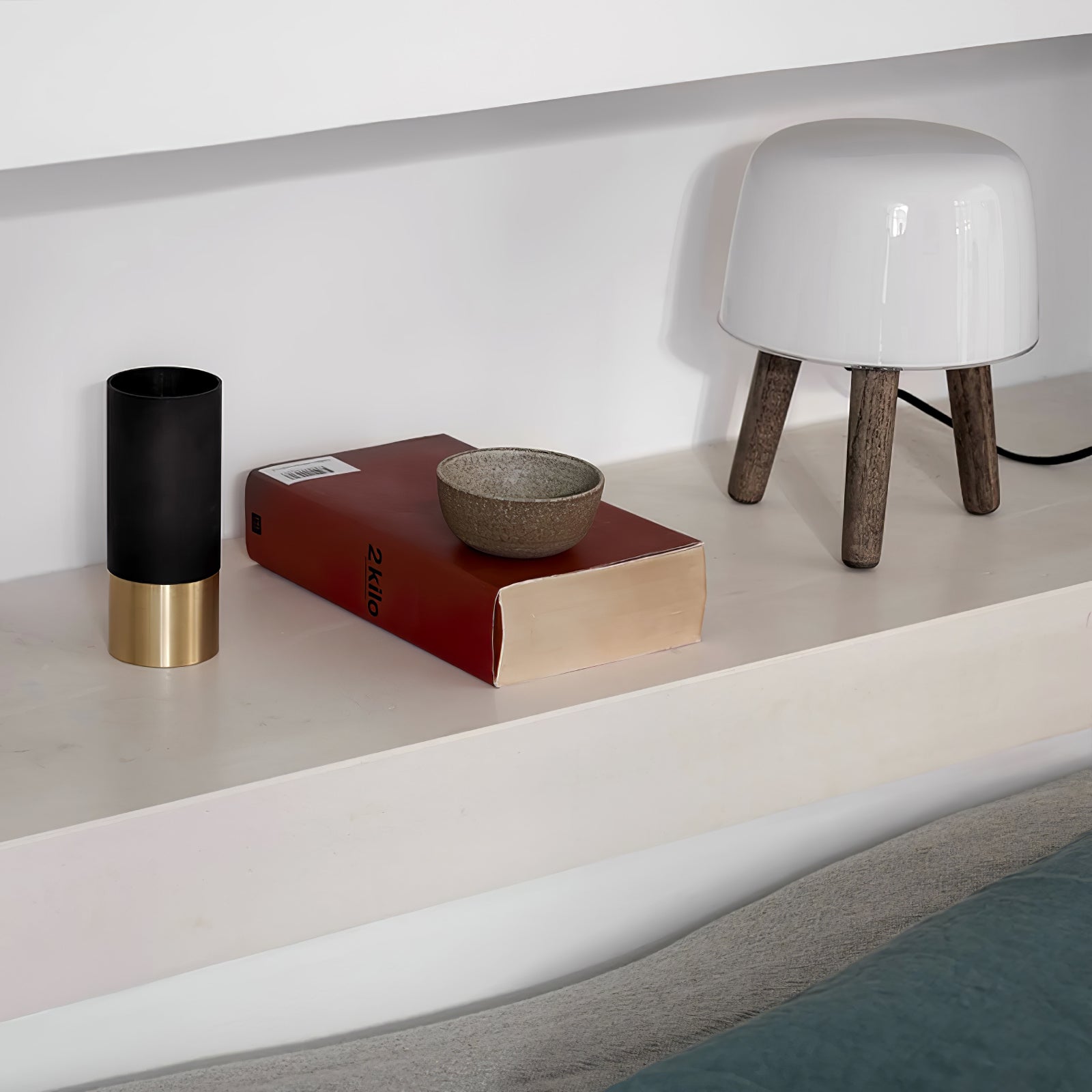 GlowPod Wood Milk Table Lamp - Letslighting