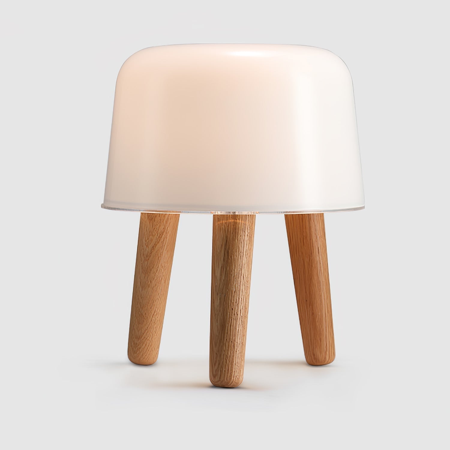 GlowPod Wood Milk Table Lamp - Letslighting