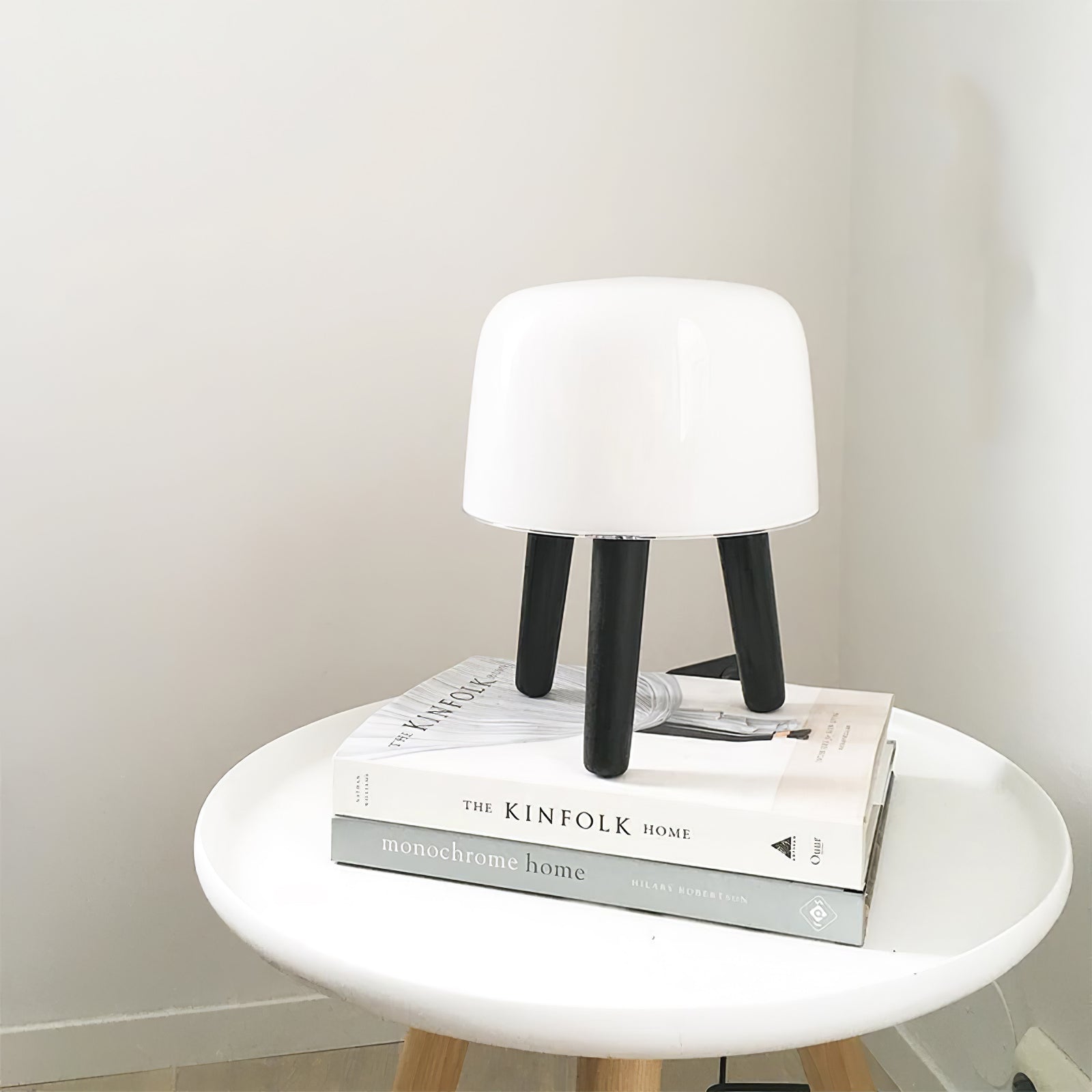 GlowPod Wood Milk Table Lamp - Letslighting