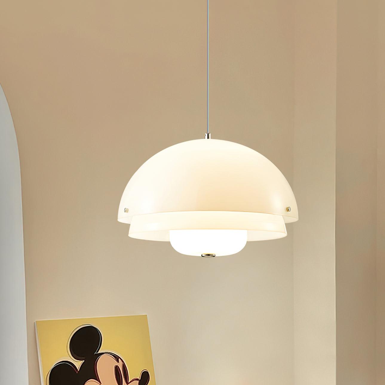 Cuthean Unique Milk White Glass Pendant Lamp - Letslighting