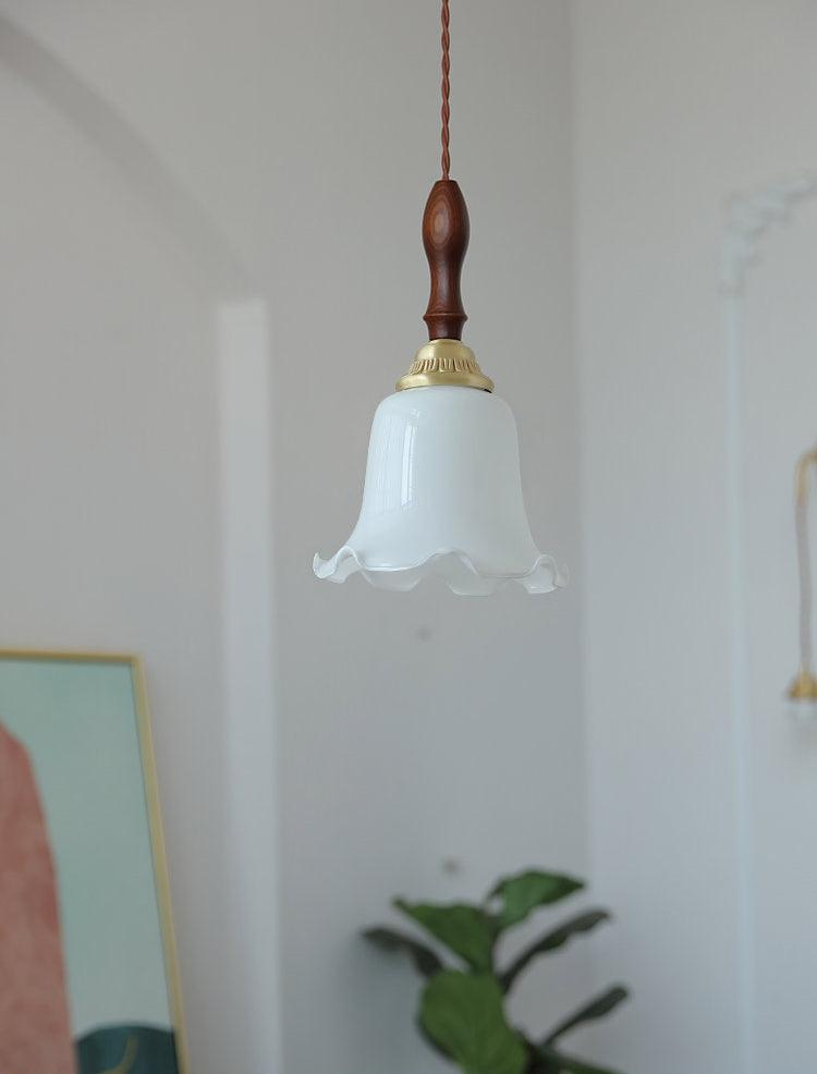 Floria Milky Flower Pendant Light - Letslighting