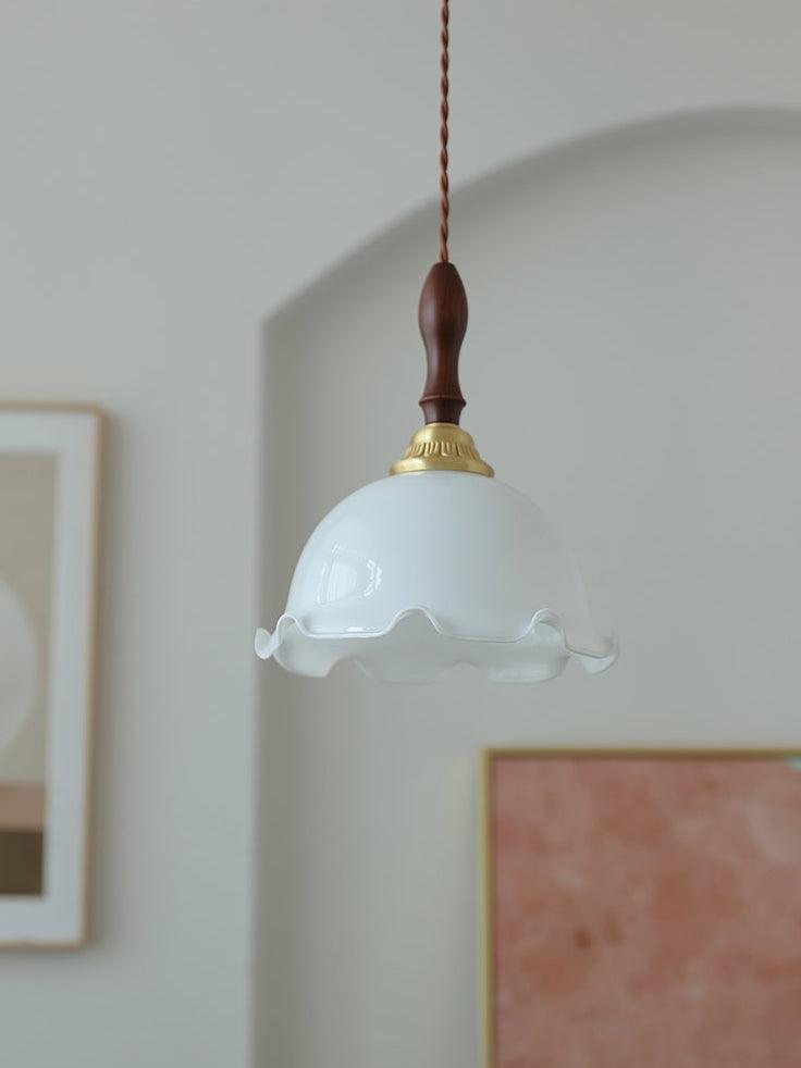 Floria Milky Flower Pendant Light - Letslighting