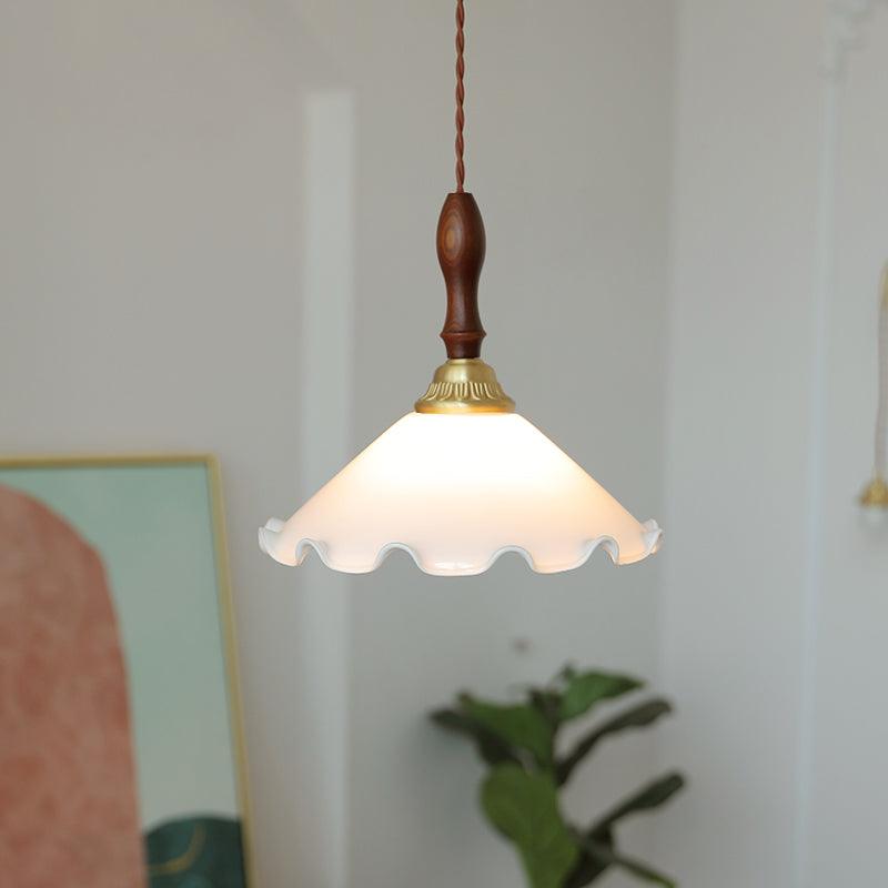 Floria Milky Flower Pendant Light - Letslighting
