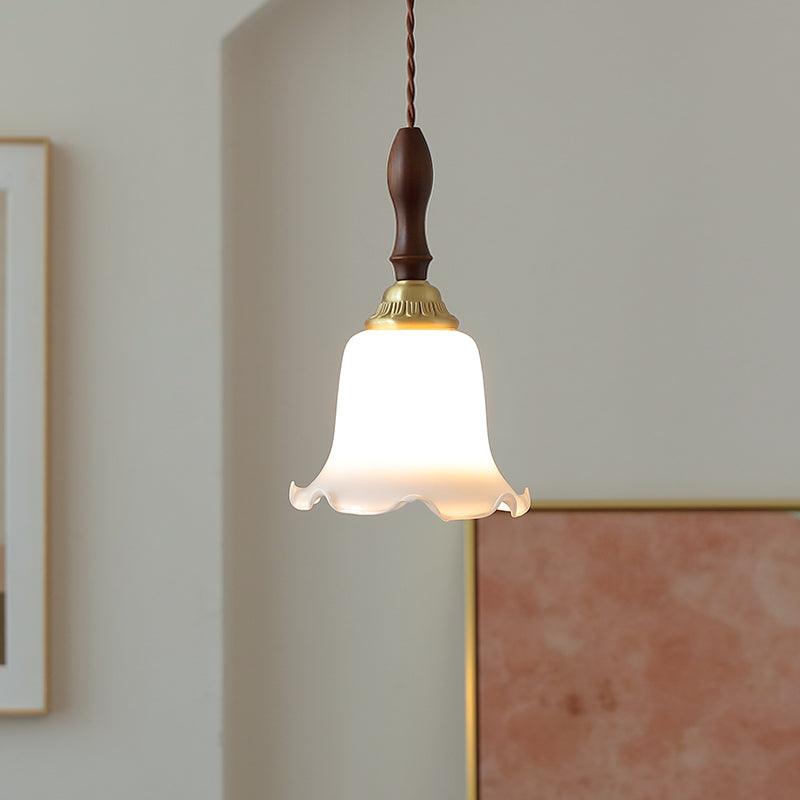 Floria Milky Flower Pendant Light - Letslighting