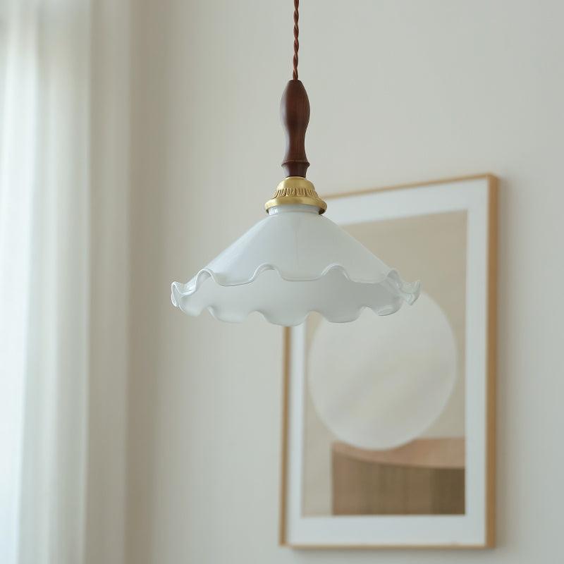 Floria Milky Flower Pendant Light - Letslighting