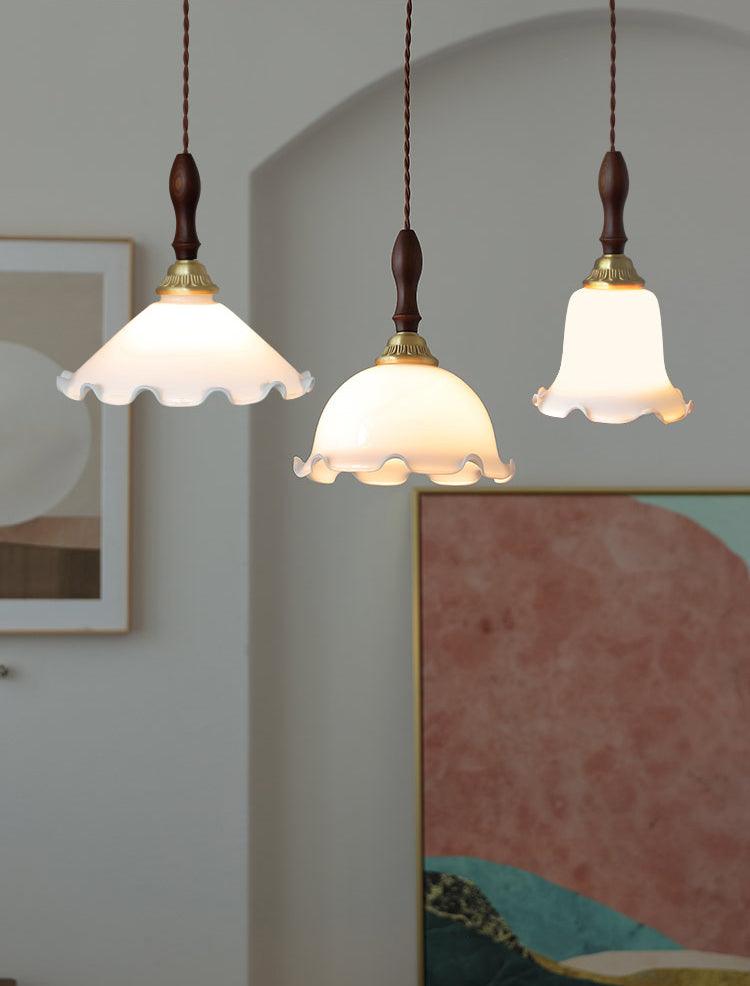 Floria Milky Flower Pendant Light - Letslighting