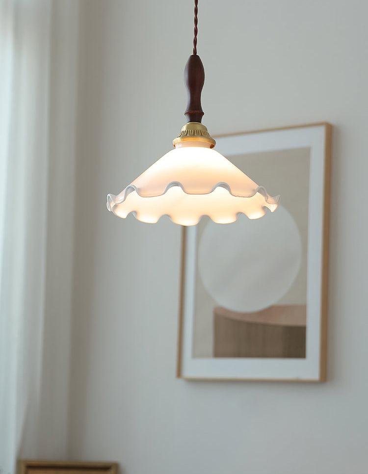 Floria Milky Flower Pendant Light - Letslighting