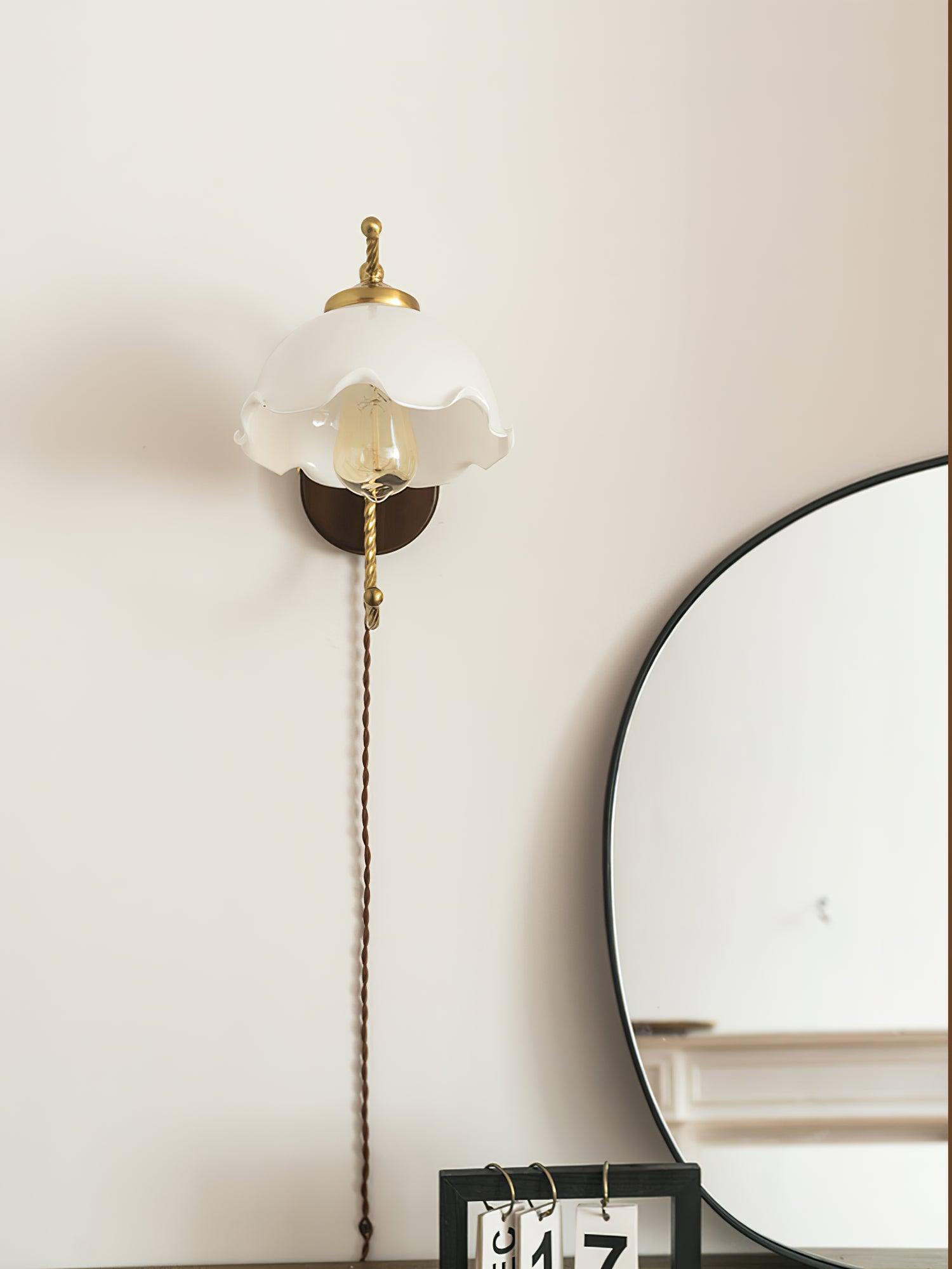 Olyss Wood Vintage Wall Lamp - Letslighting