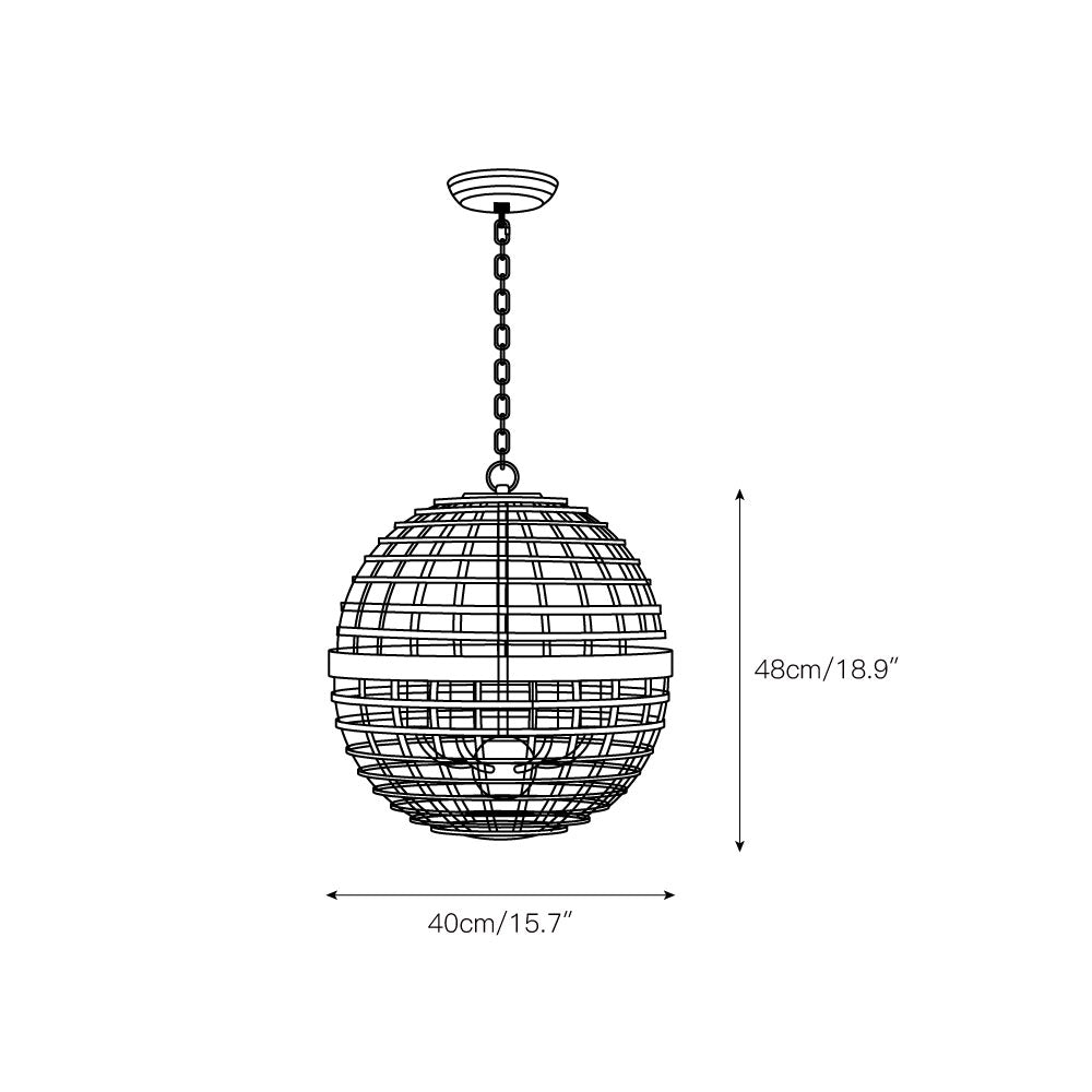 Virinia Individual Creativity Globe Pendant Lamp - Letslighting