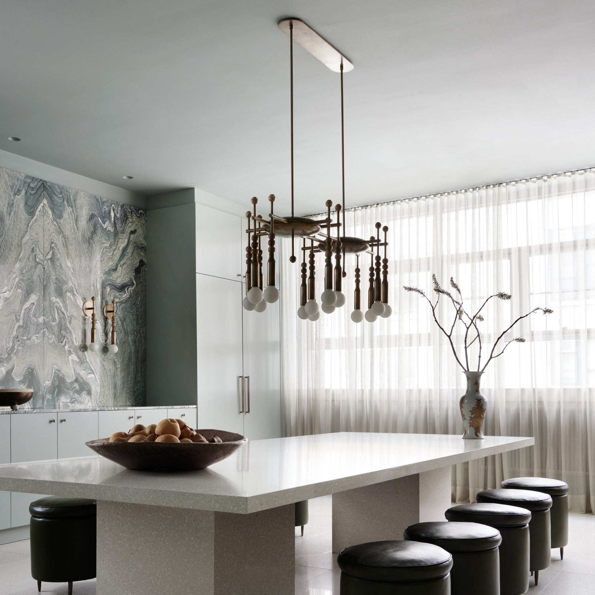 Esoleth Traditional Premium Elegance Marble Chandelier - Letslighting