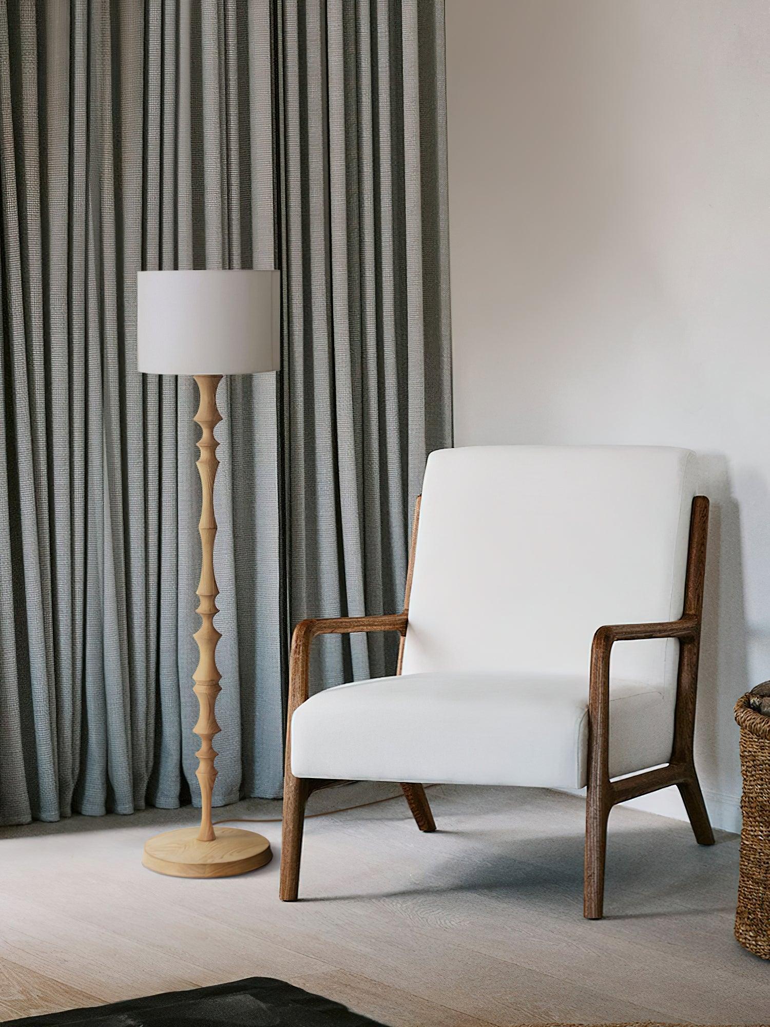 Spire Elegant Wood Floor Lamp - Letslighting