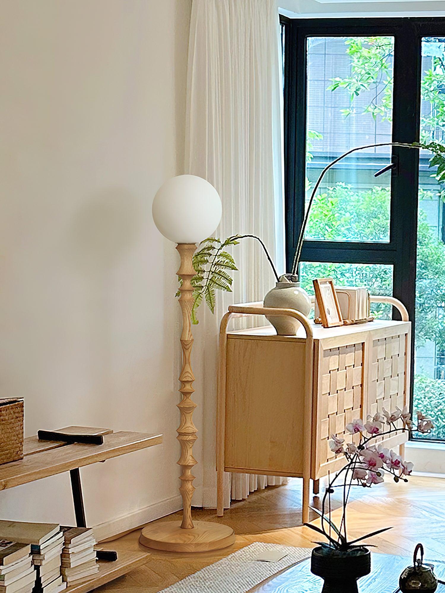 Spire Elegant Wood Floor Lamp - Letslighting