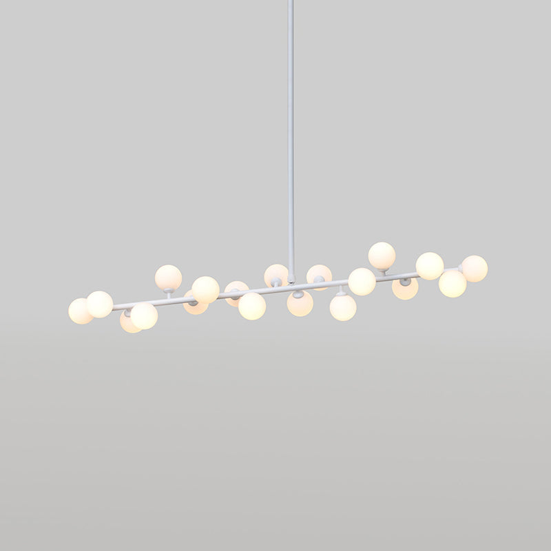Eshair Modern Minimalist Brass Glass Chandelier - Letslighting