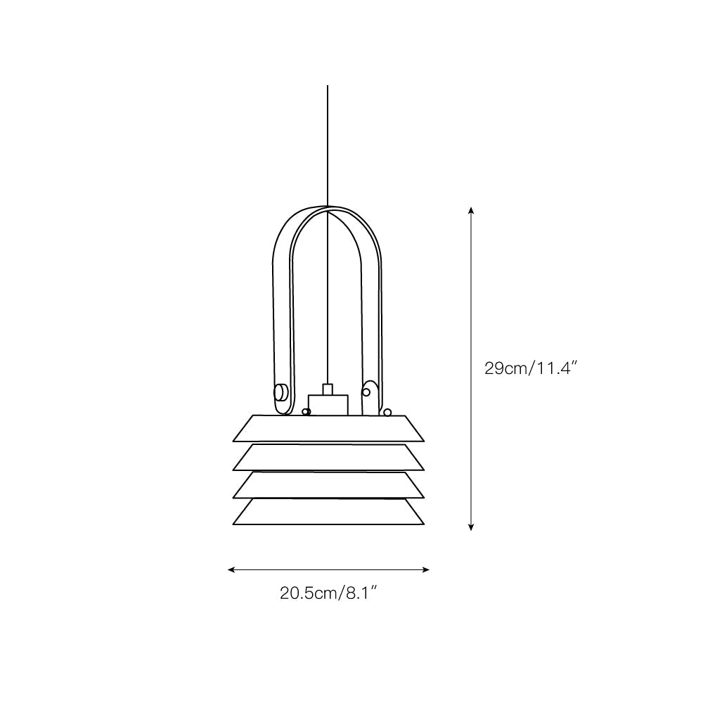 Eurtalia Minimalist Art Lantern Pendant Lamp - Letslighting