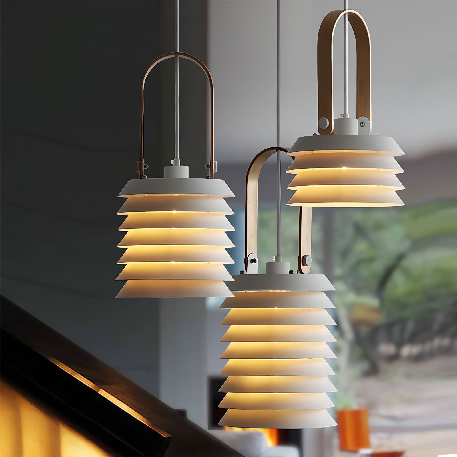 Eurtalia Minimalist Art Lantern Pendant Lamp - Letslighting
