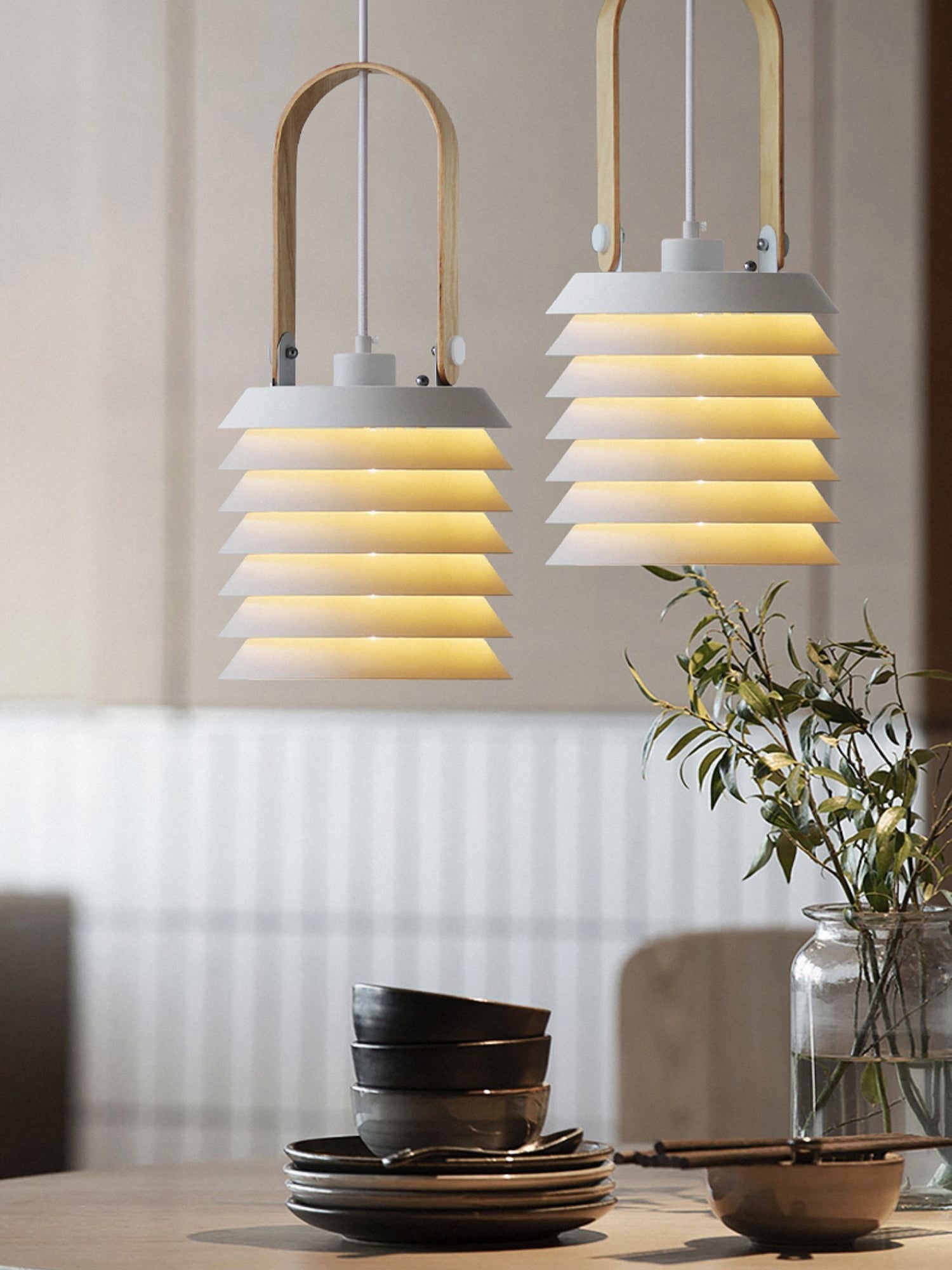 Eurtalia Minimalist Art Lantern Pendant Lamp - Letslighting