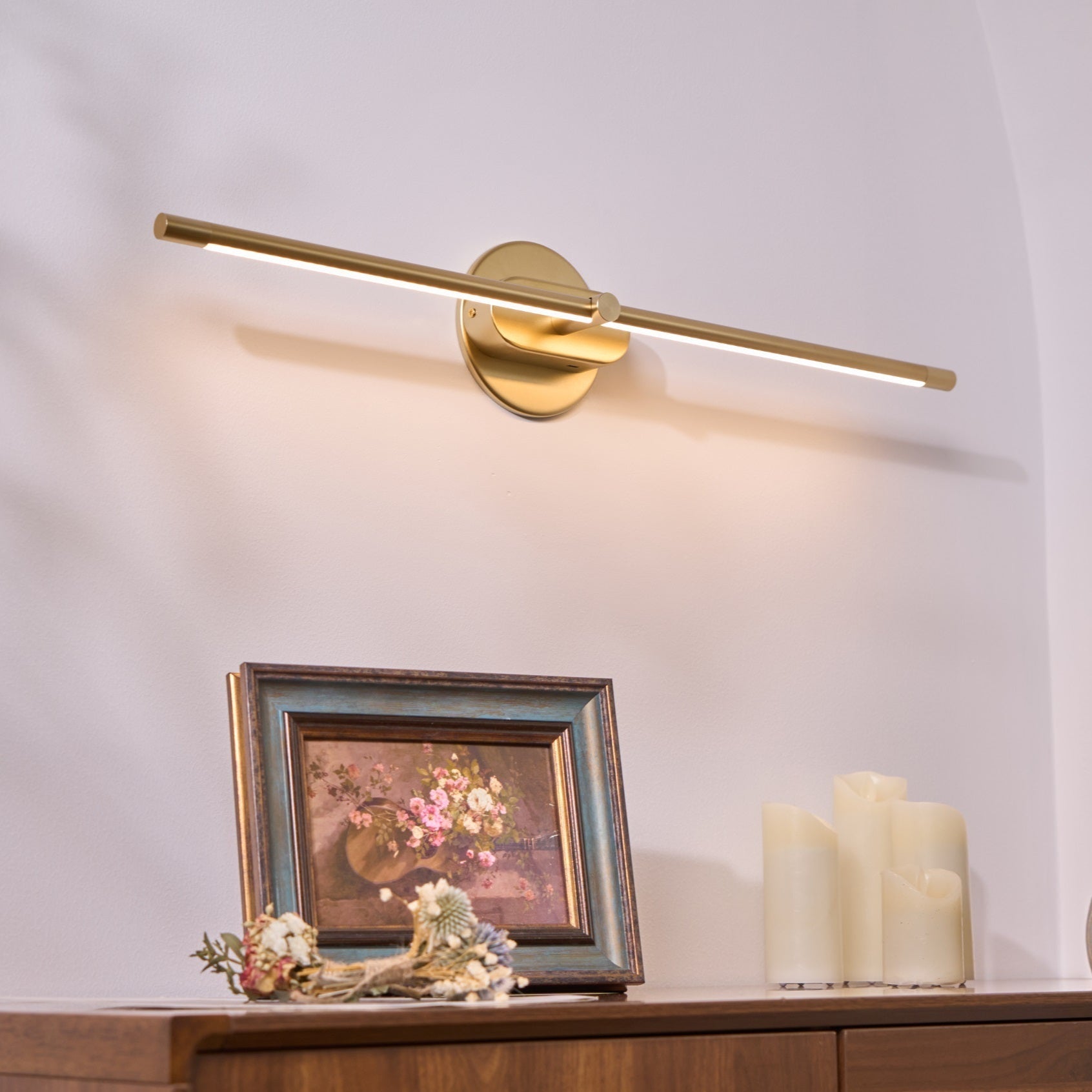 Arisha Minimalist Linear Rechargeable Wall Lamp