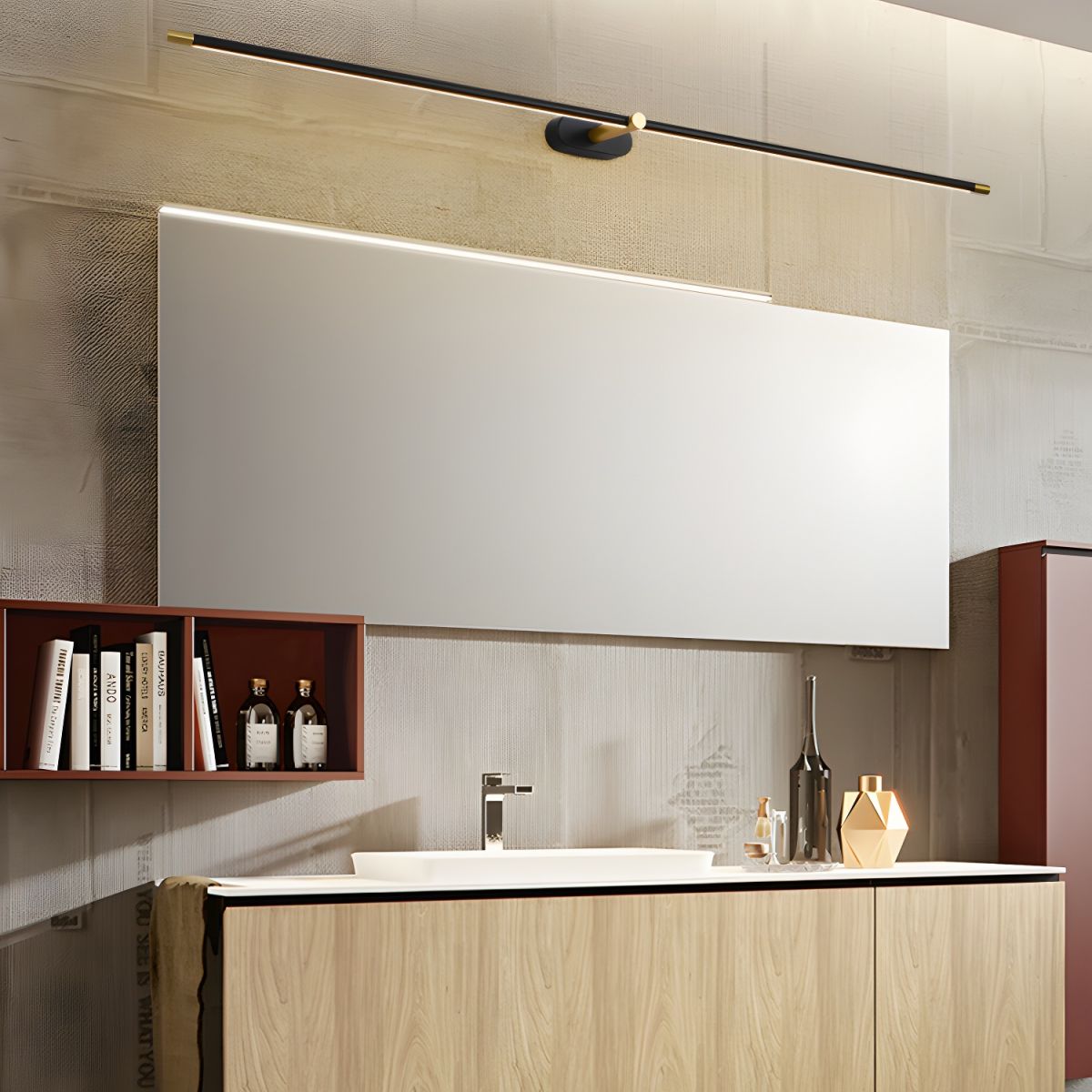 Arisha Minimalist Linear Rechargeable Wall Lamp