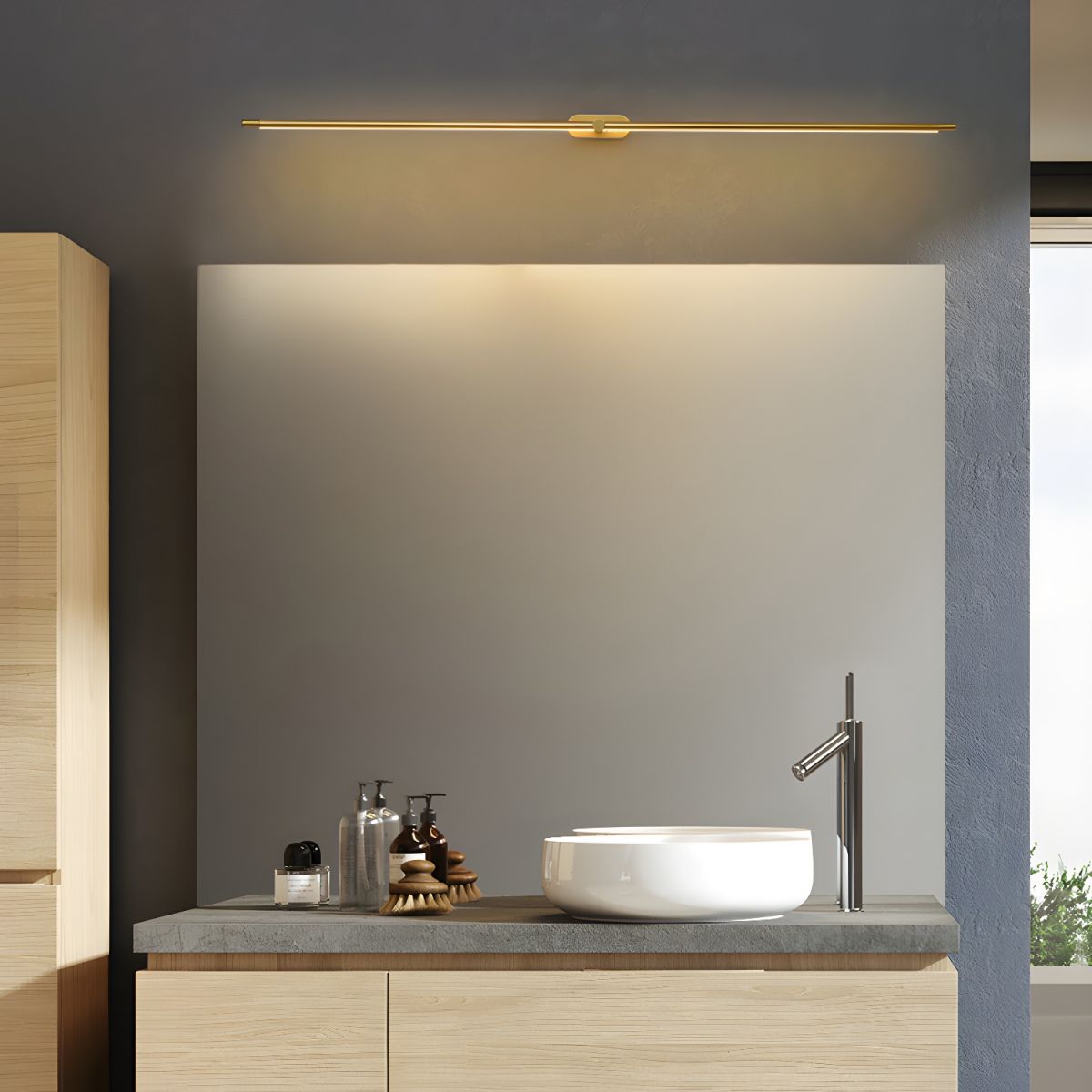 Arisha Minimalist Linear Rechargeable Wall Lamp