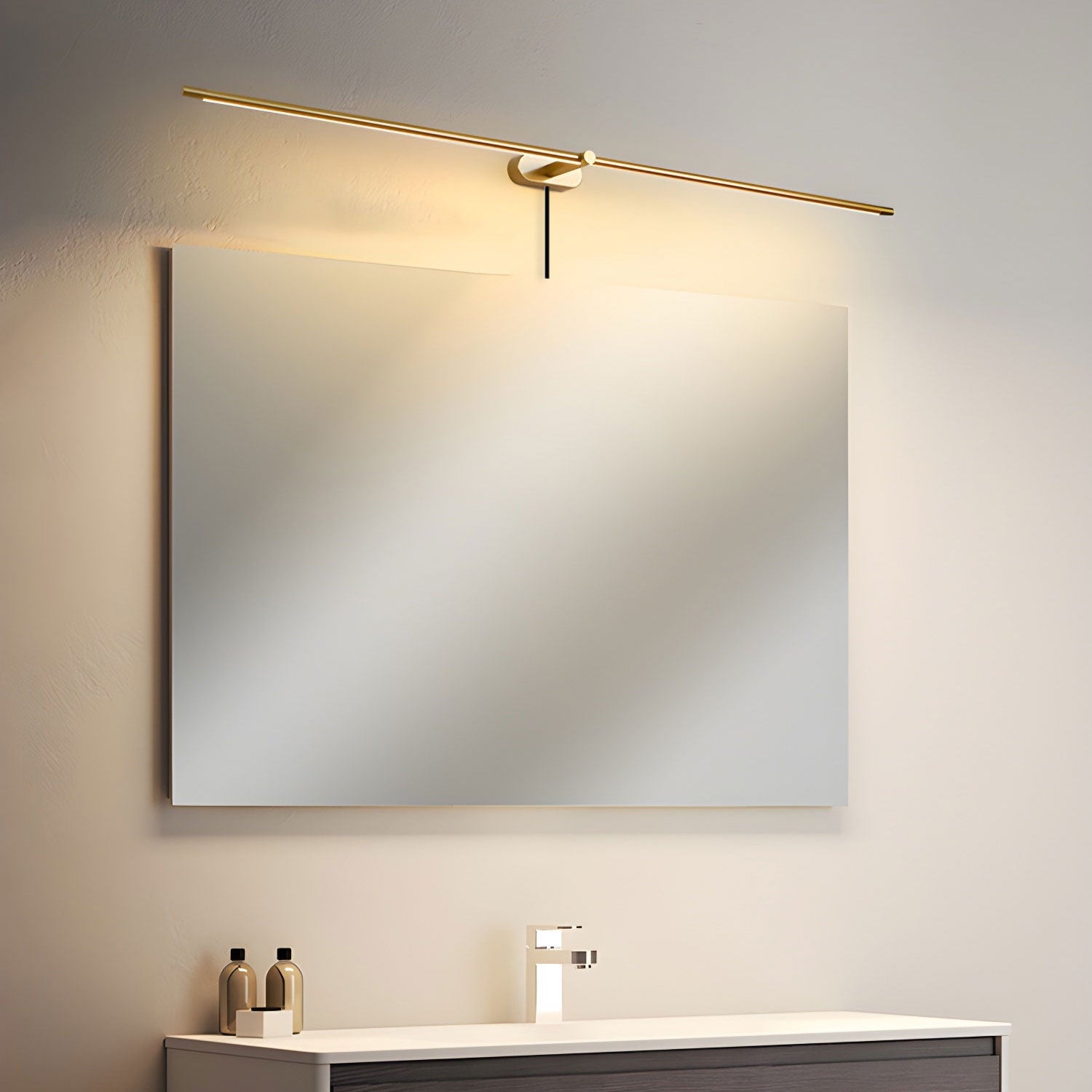 Arisha Plug-in Minimalist Linear Wall Lamp