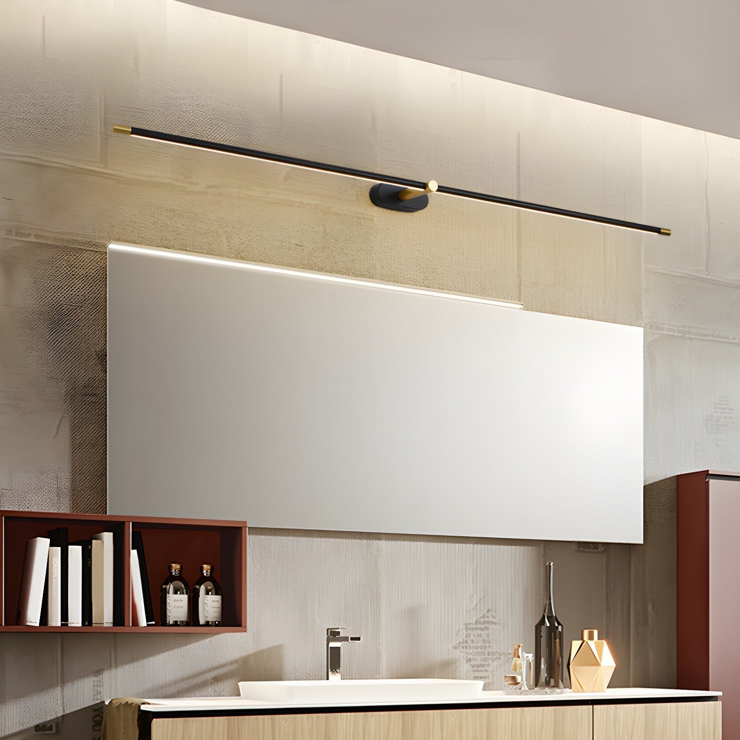 Arisha Minimalist Linear Rechargeable Wall Lamp